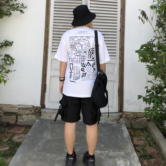 Áo thun tay lỡ unisex HAND màu XÁM/TRẮNG ❤️ FREESHIP ❤️ Nam nữ unisex ❤️ | BigBuy360 - bigbuy360.vn