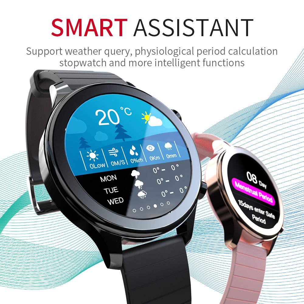 LOKMAT TIME Smart Watch Full Touch Screen Fitness Tracker Heart Rate Monitor Blood Oxygen Couple Smartwatches For IOS Android