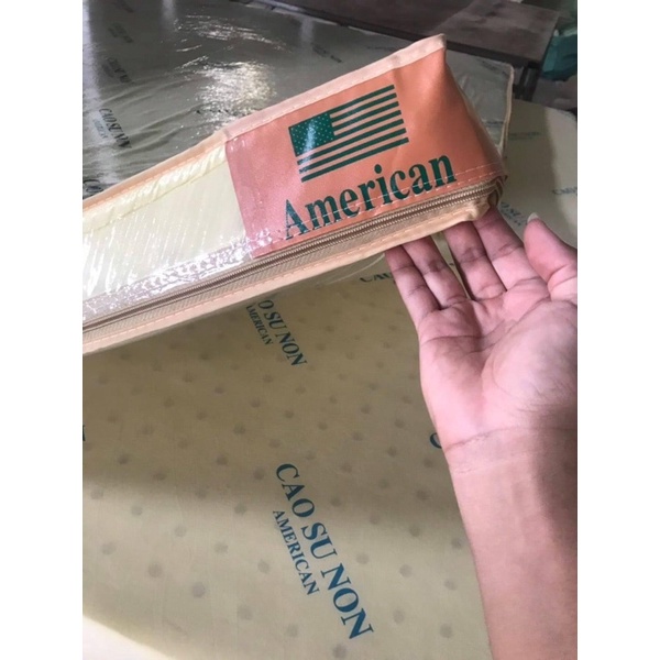 Nệm Cao Su Non American 1m8x2m cao 10-15-20cm bao hành 15 năm