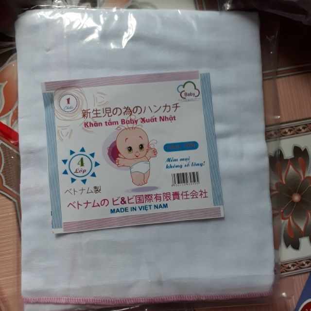 khăn tắm xô xuất Nhật khổ 1m2*80cm, khăn cuốn, tã xô cuốn bé.