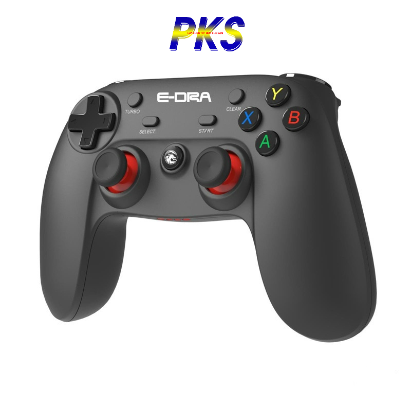 Tay cầm chơi game không dây Wireless/Bluetooth E-Dra EGP7601 màu đen