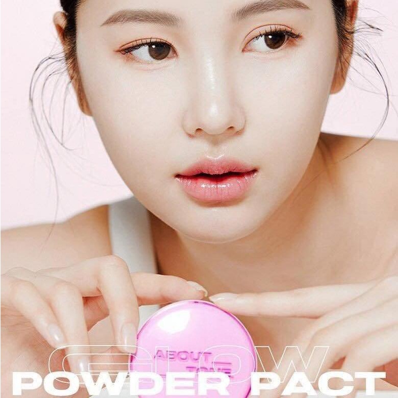 (Mẫu Mới) Phấn Phủ Nén Căng Bóng, Hồng Hào Eglips About Tone Glow Powder Pact 9g