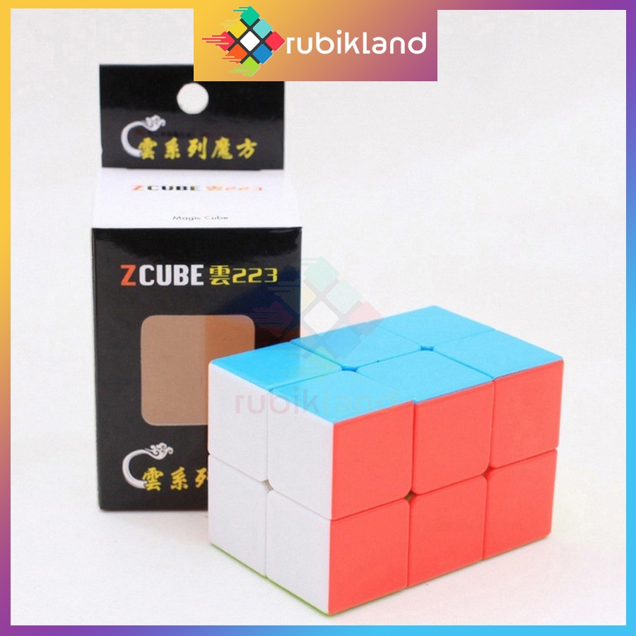 Rubik Biến Thể Z-Cube 2x2x3 Rubic 223 Stickerless Siêu Xịn Đồ Chơi Trí Tuệ Trẻ Em