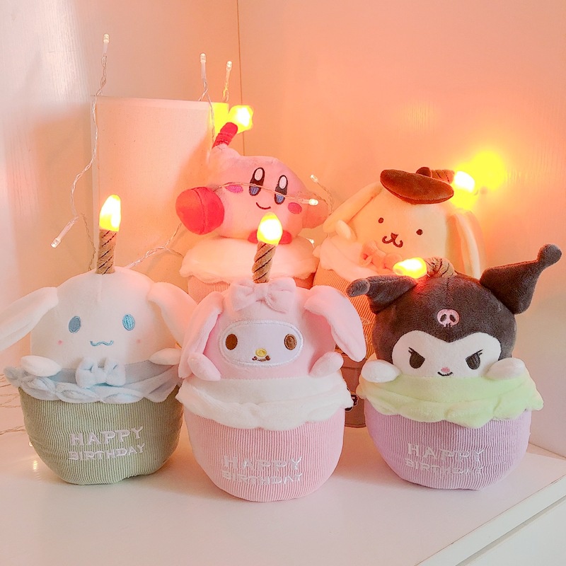 Thú Nhồi Bông Hình Nhân Vật Sanrio My Melody Kuromi Đáng Yêu Dùng Làm Quà Tặng Sinh Nhật