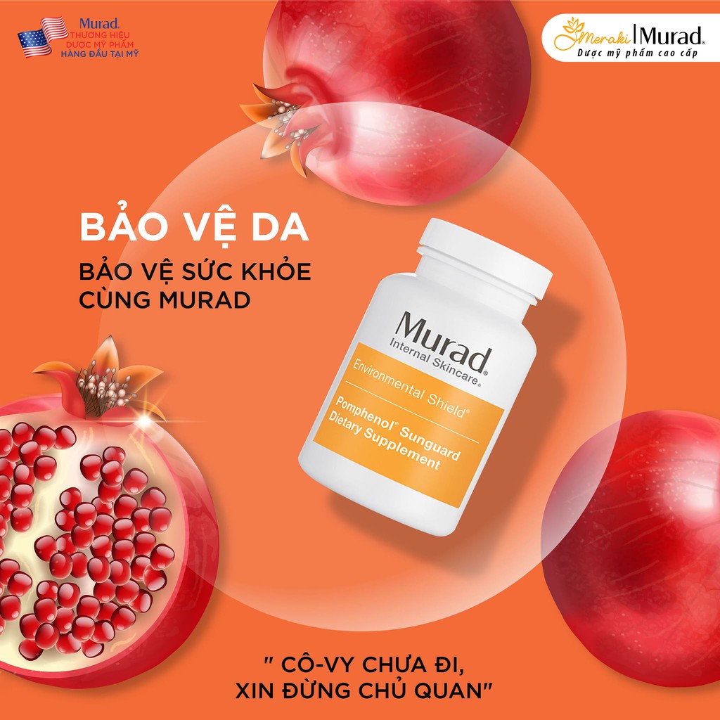 Viên uống chống nắng nội sinh Murad Pomphenol Sunguard Dietary Supplement 60 viên | BigBuy360 - bigbuy360.vn
