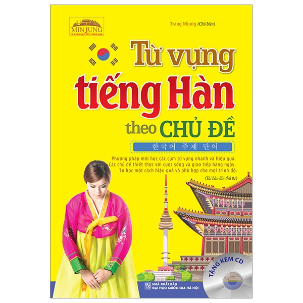 Sách - Từ vựng tiếng Hàn theo chủ đề (kèm CD)