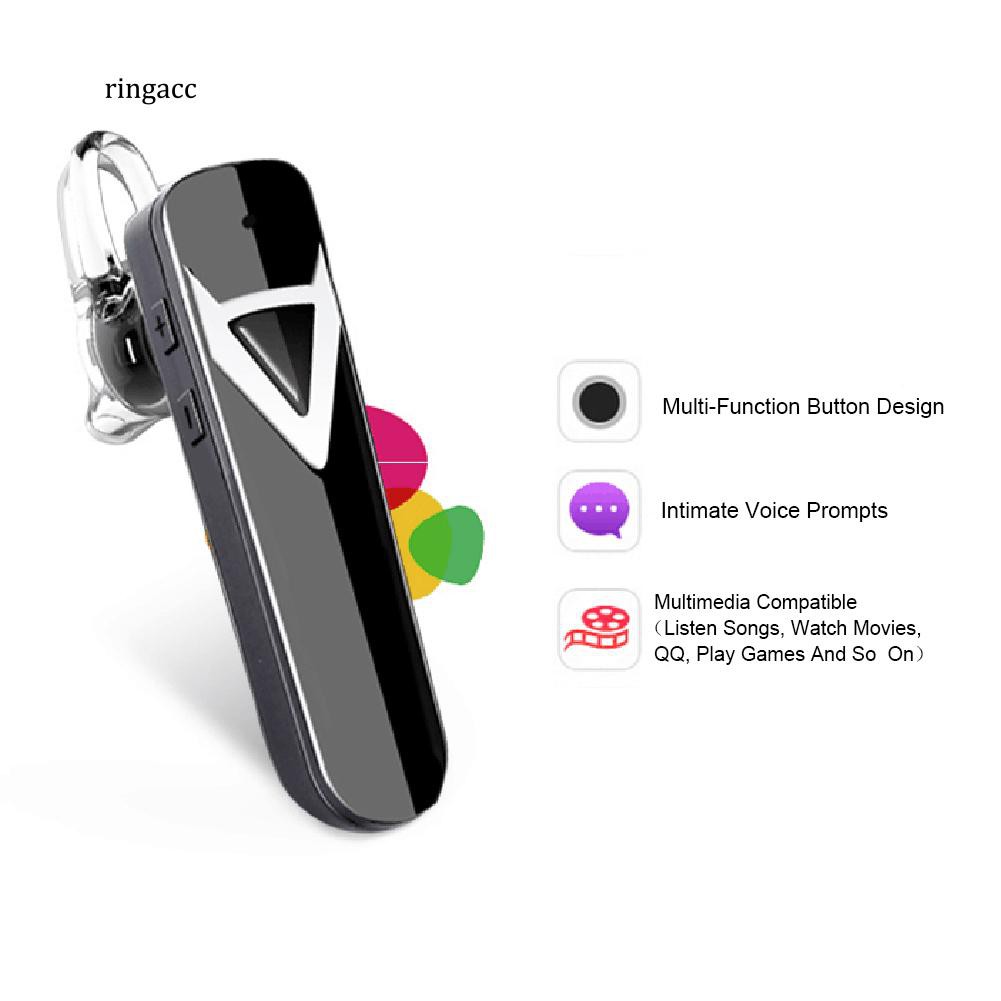 Tai nghe không dây nhét tai có míc và móc nhỏ kết nối bluetooth 4.1 và phụ kiện