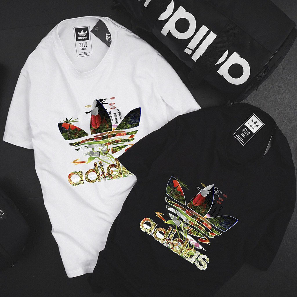 Áo Thun Adidas Nam Nữ Chính Hãng 100% Cotton AD Họa Tiết 03