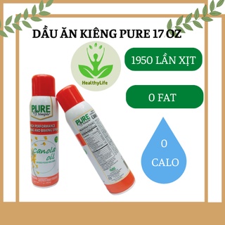 DẦU ĂN KIÊNG Pure and simple canola oil 0 calories 17 oz - dầu xịt ăn kiêng