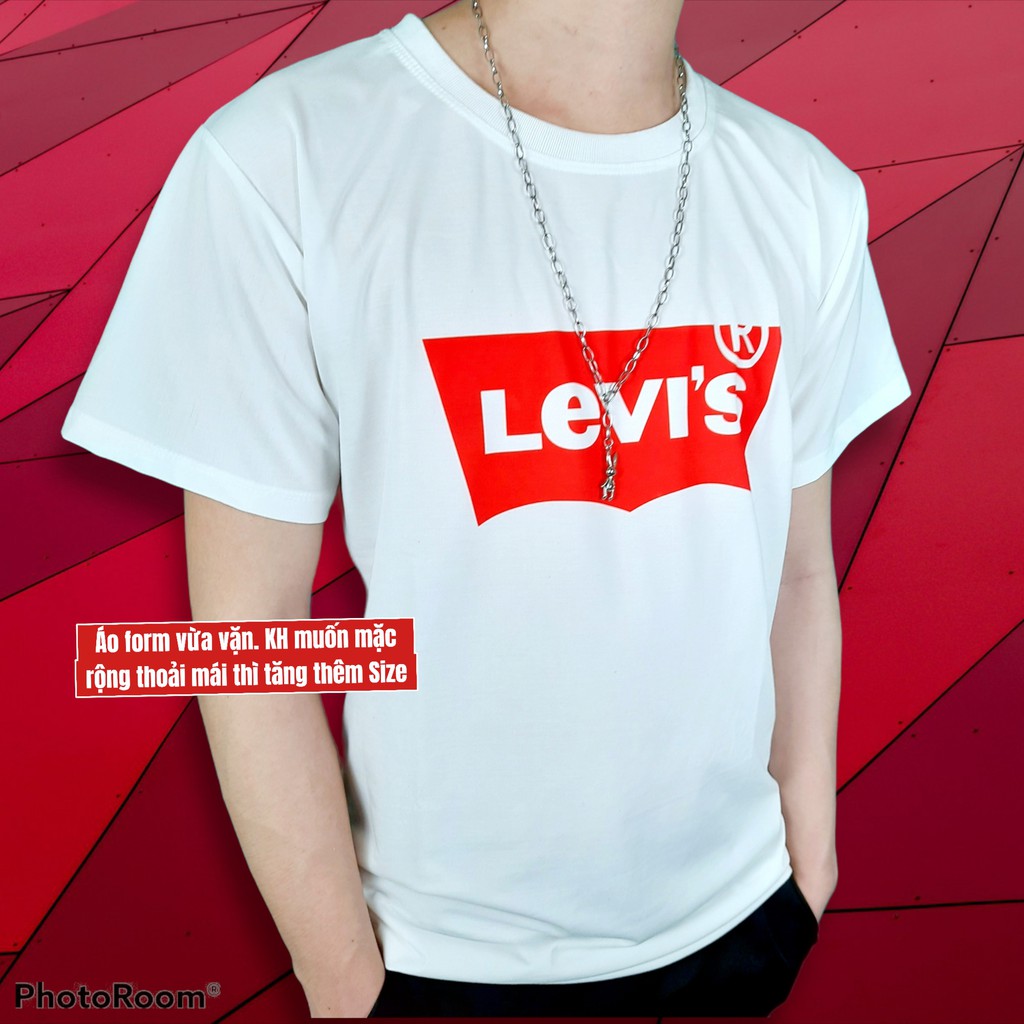 Áo thun Unisex tay lỡ ODC-Áo phông ngắn tay LEVIS-Chất cotton 4 chiều thoáng mát-Dễ phối đồ-Đồ đôi cho cặp đôi-Năng động | BigBuy360 - bigbuy360.vn