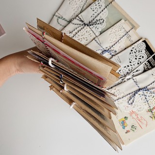 Junk Journal giấy báo cũ vintage
