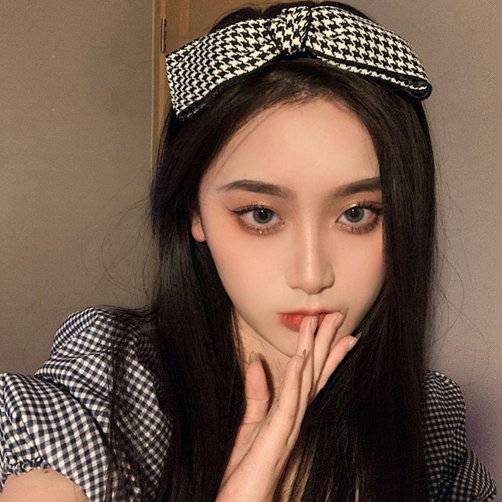 NICKOLAS Băng Đô Nơ Cài Tóc Rửa Mặt Trang Điểm Đơn Giản Tinh Tế Hợp Thời Trang Cho Nữ