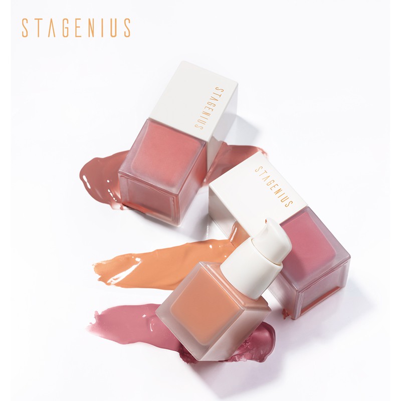 Phấn Má Hồng Dạng Lỏng STAGENIUS Dưỡng Ẩm Tự Nhiên Lâu Trôi Chống Thấm Nước