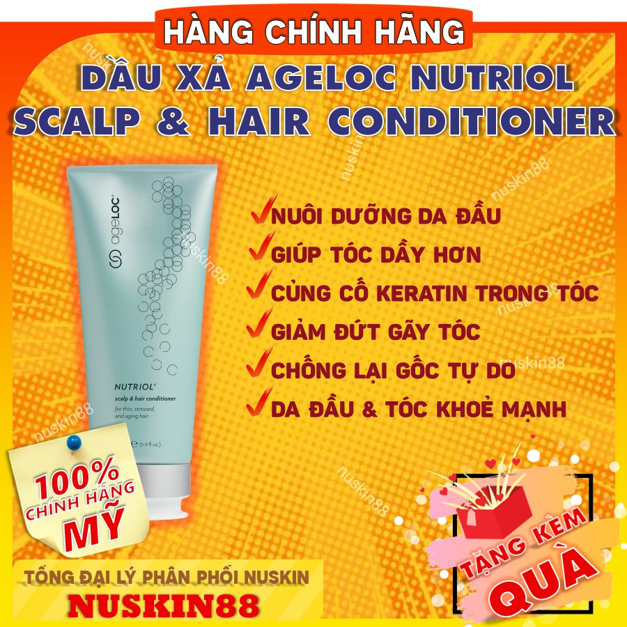 Dầu Xả Giúp Dành Cho Tóc Yếu , Bị Hư Tổn Nặng ageLOC® Nutriol Scalp & Hair Shampoo (200ml)