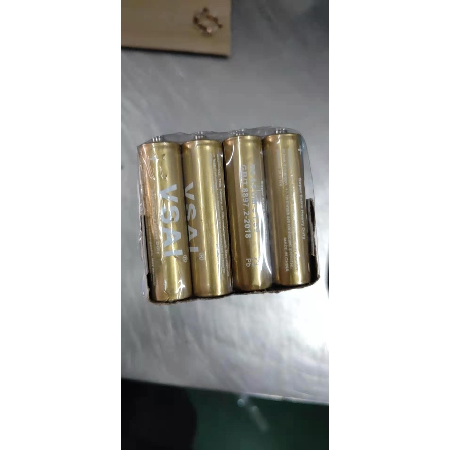 Vỉ 4 viên pin tiểu AA 1,5V (VSAI)