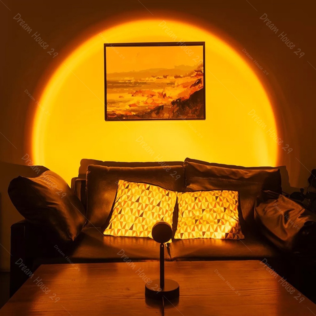 Đèn hoàng hôn 16 triệu màu, đèn chụp ảnh tiktok led rgb có điều khiển, 3 mẫu kích thước từ 26-38cm x 10cm