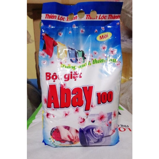 Bột giặt Abay100 Trắng sạch thơm lâu 3KG