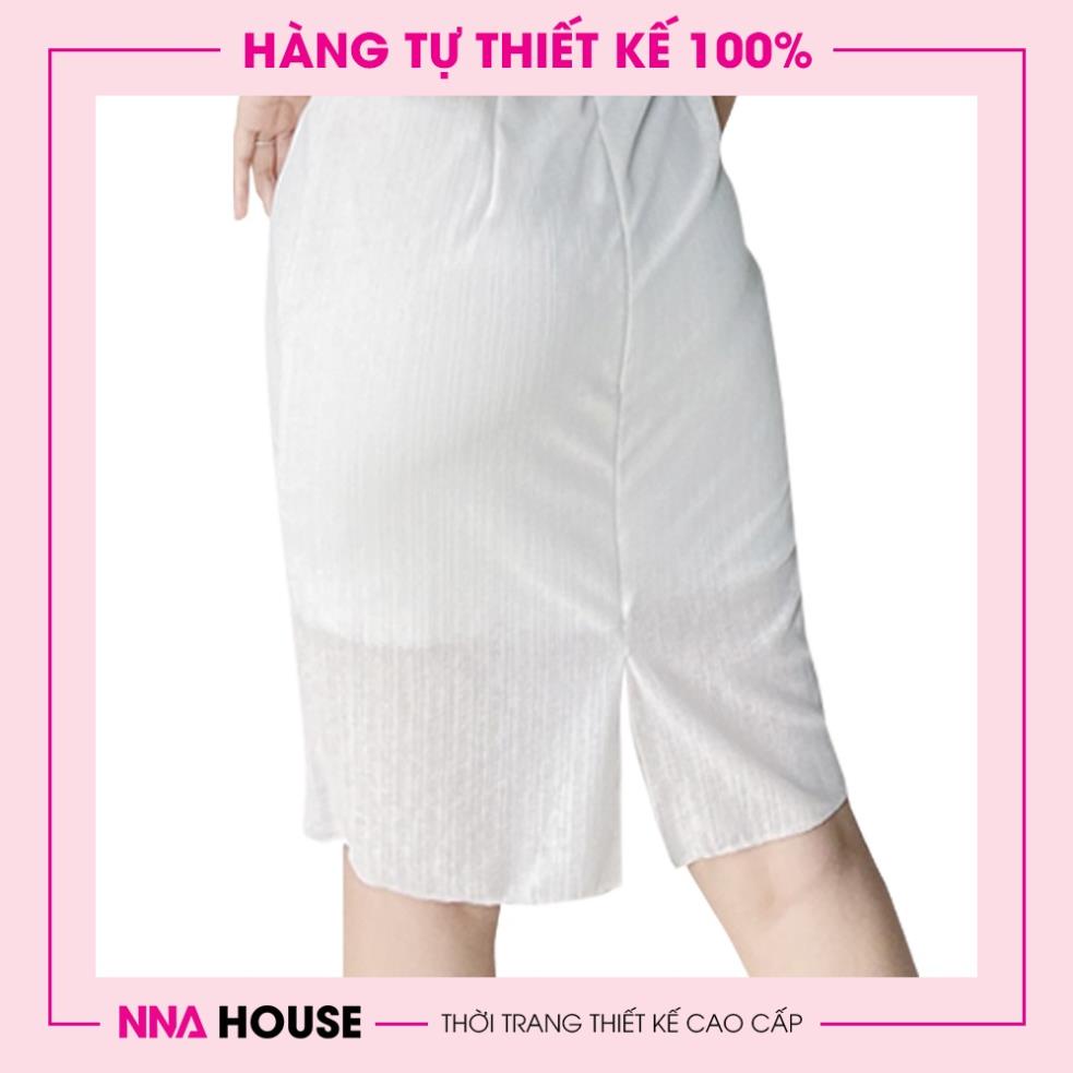 Đầm dự tiệc trắng - Váy trễ vai body ngắn tay thiết kế cao cấp NNAHOUSE Mã NA210 | BigBuy360 - bigbuy360.vn