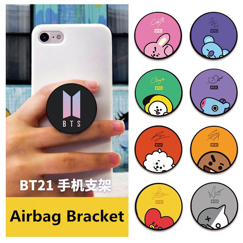 Phụ kiện giá đỡ điện thoại hình BTS bt21