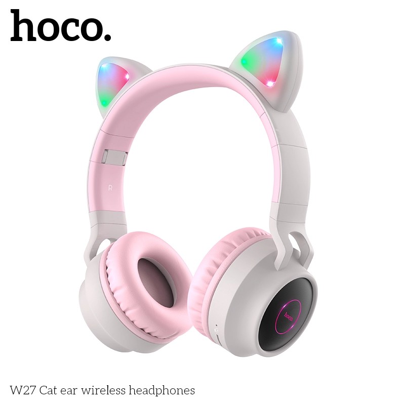 Tai nghe mèo Headphone Bluetooth HOCO W27 new 2020 - Chính hãng | WebRaoVat - webraovat.net.vn