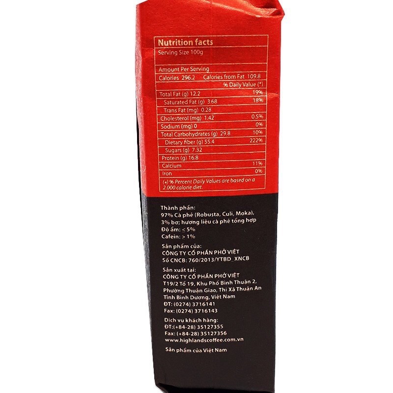 (có sẵn) cà phê rang xay highland coffee Moka / Culi 200g | BigBuy360 - bigbuy360.vn