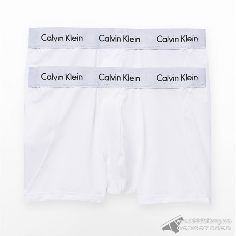 [CHÍNH HÃNG] Quần lót nam Calvin Klein NP1907O Micro Stretch Trunk 2-pack White