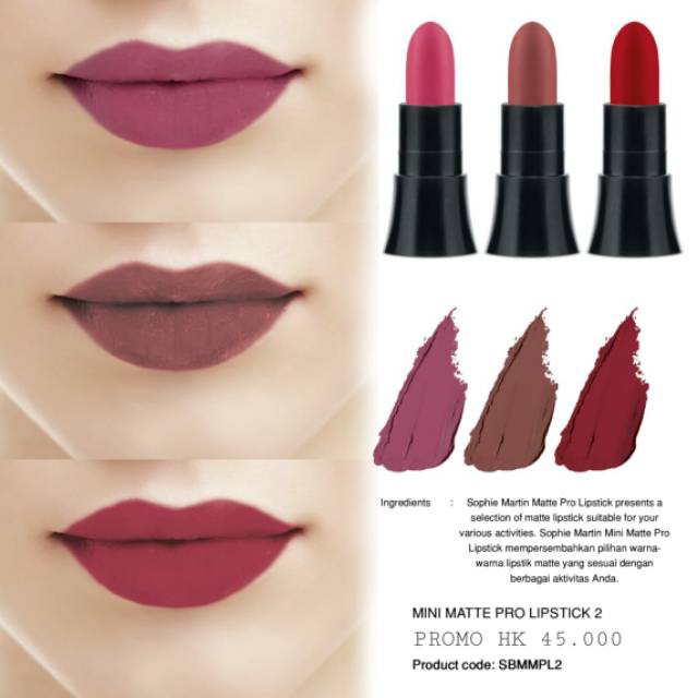 Promo Mini Matte Sophie Paris