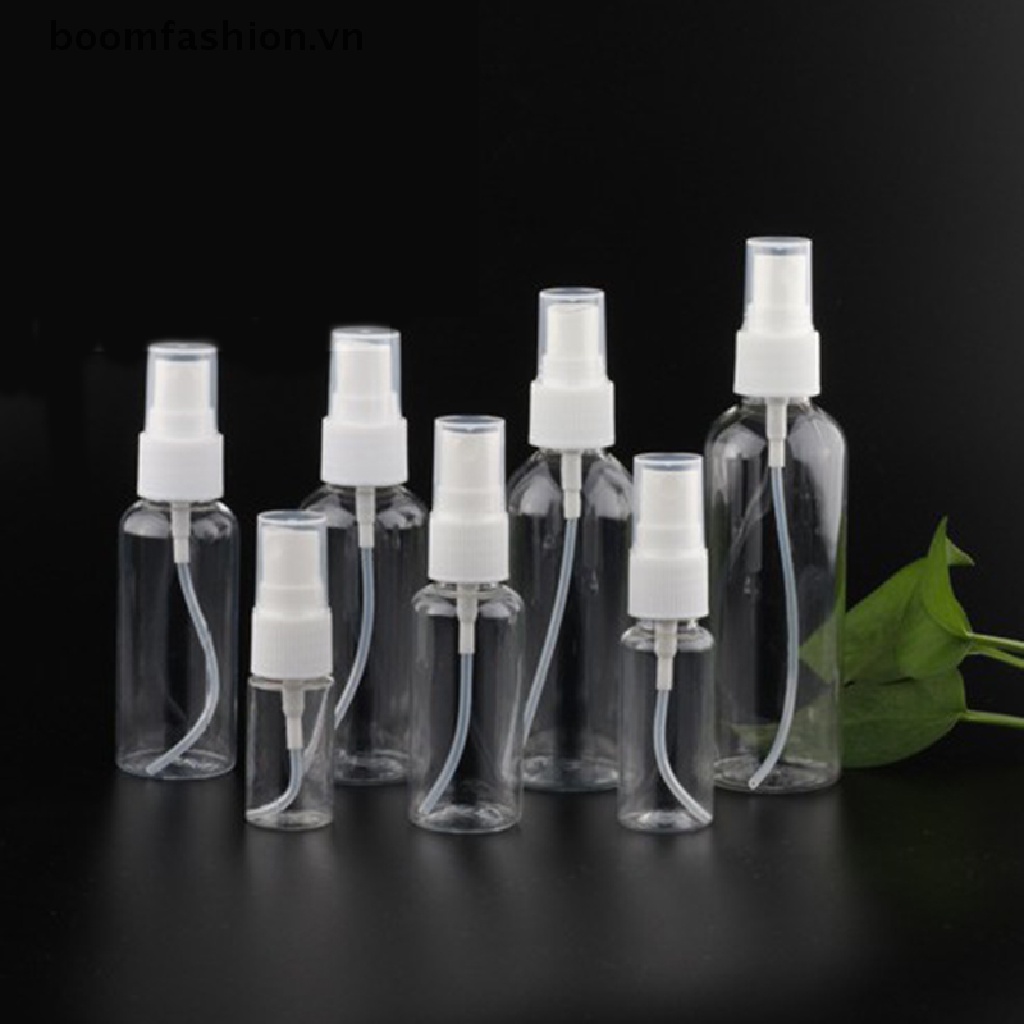 Bình Rỗng Mini Bằng Nhựa Trong Suốt Dùng Đựng Dung Dịch