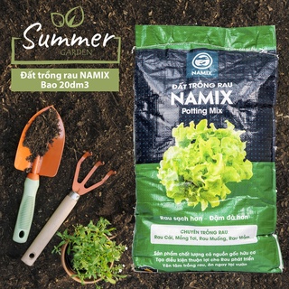 Đất sạch trồng rau chuyên dụng NAMIX 20 dm3 - đất trồng rau, trồng hoa và cây cảnh - Vegetable potting mix