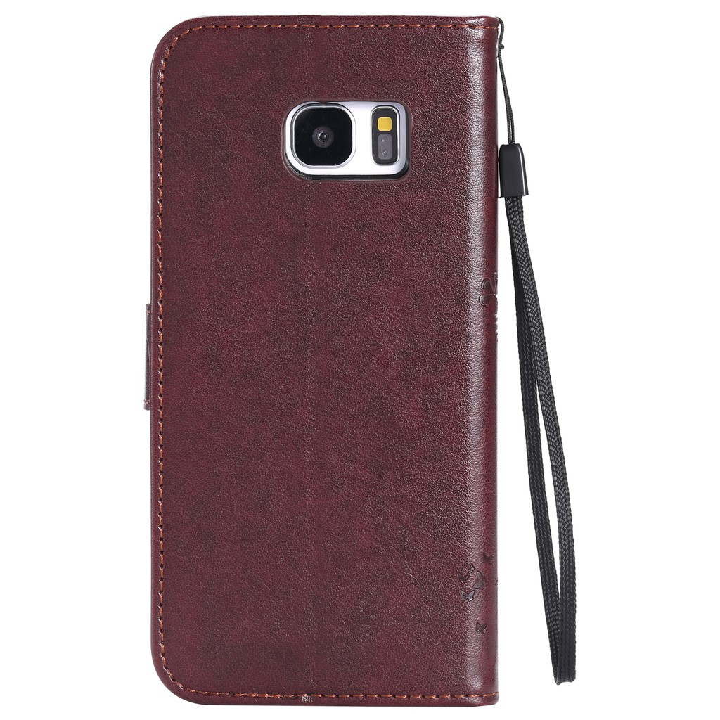 Casing Samsung Galaxy S7 Edge embossed cat and tree series phone case holster | BigBuy360 - bigbuy360.vn