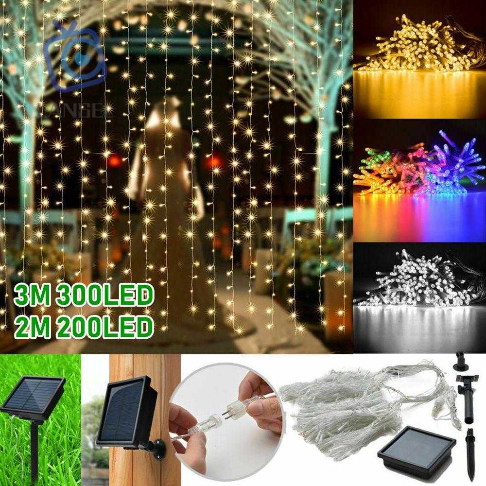 Dây Đèn LED Sử Dụng Năng Lượng Mặt Trời Chống Thấm Nước Dùng Trang Trí Tiệc Cưới/Giáng Sinh