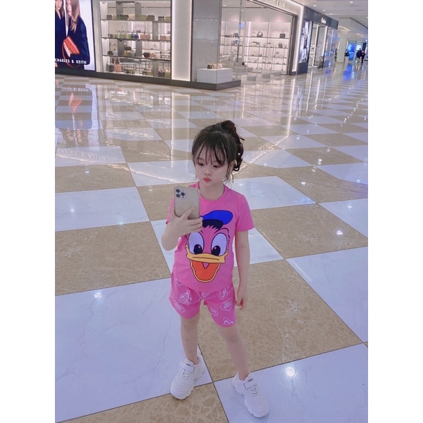 SIZE ĐẠI 8-35KG: Bộ Vịt Donal 22 siêu đáng yêu cho bé trai bé gái - BVD22