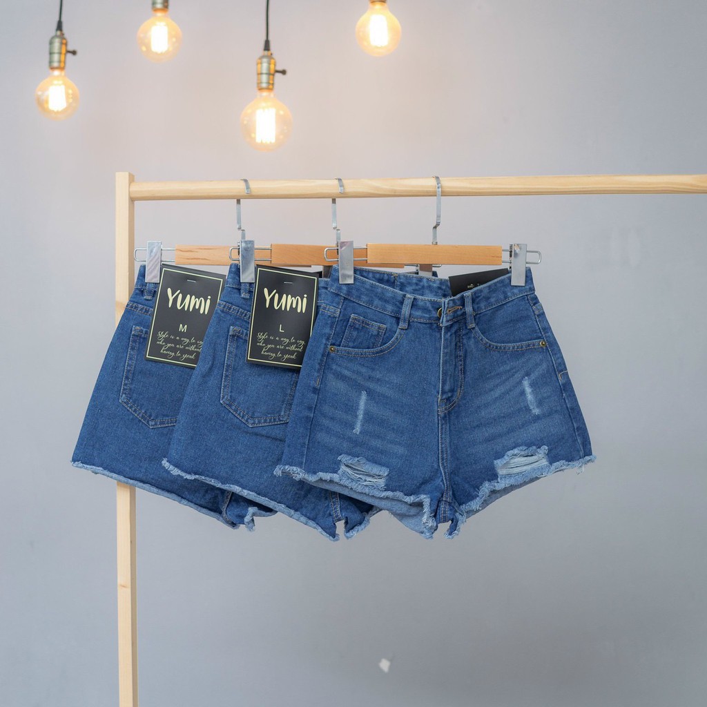 [FREESHIP_50K] Quần short jean nữ sành điệu chất jean denim bền đẹp William - AT91