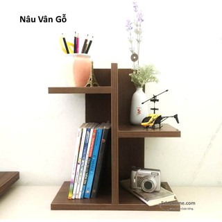 Kệ Sách Để Bàn Hình Cây 2 Tầng Cho Bàn Làm Việc KSB03 - 5dayhome