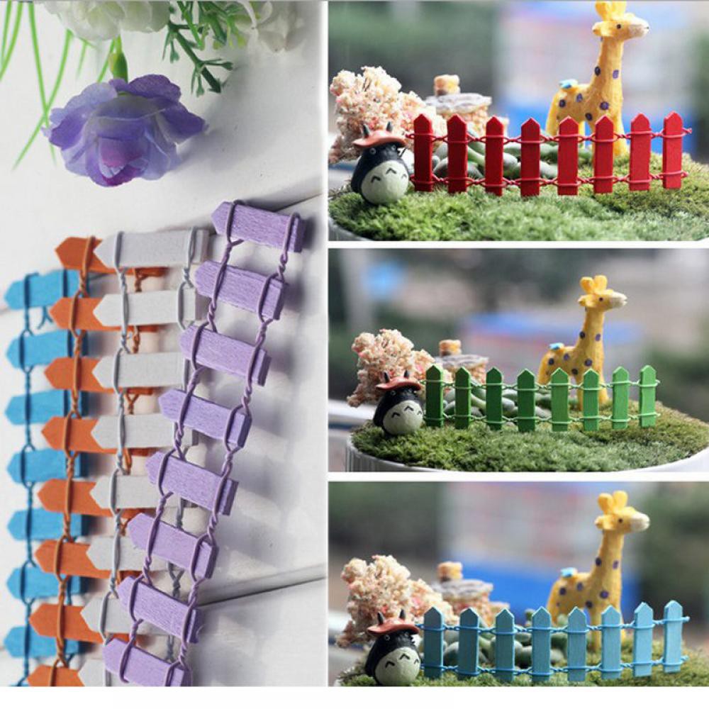 Mô hình hàng rào gỗ mini trang trí