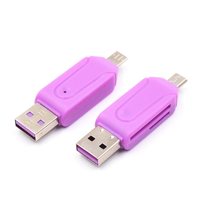 Đầu Đọc Thẻ Nhớ Micro Usb Tf Sd 2 Trong 1 | BigBuy360 - bigbuy360.vn