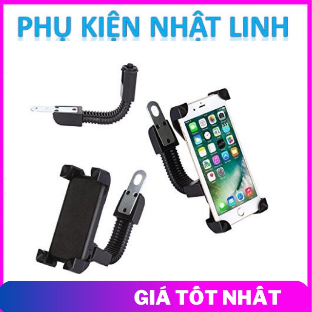 Giá đỡ điện thoại xe máy chống giật 4 Góc chống Rung Lắc Khi Đi Xe