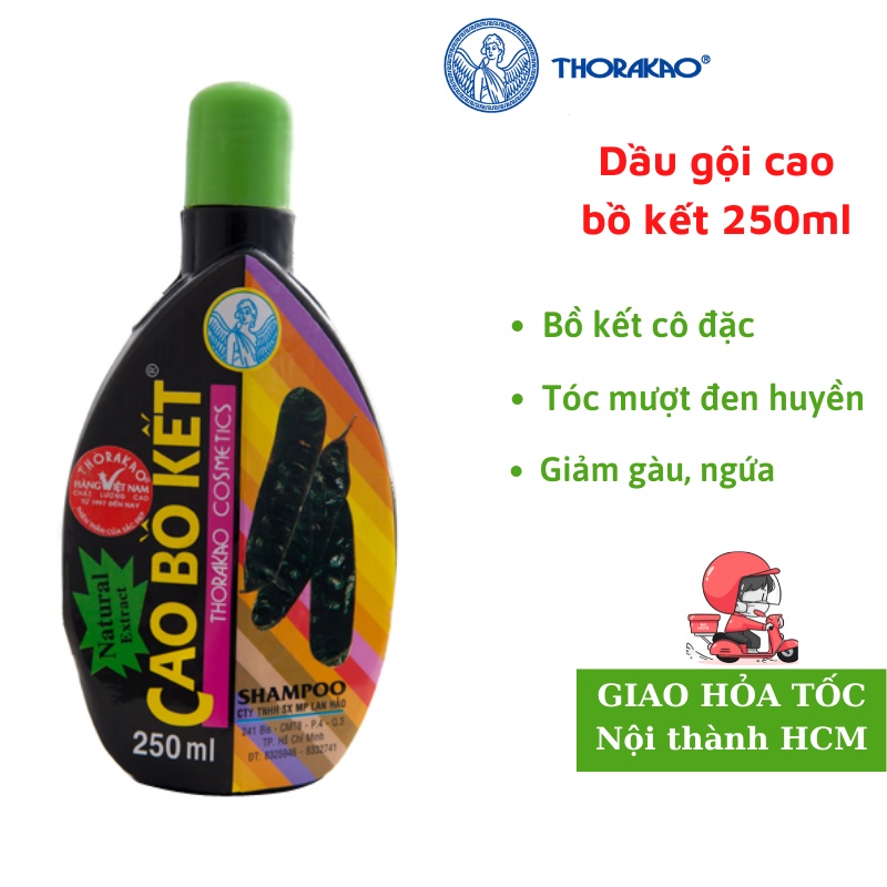 Dầu gội cao bồ kết Thorakao 250ml