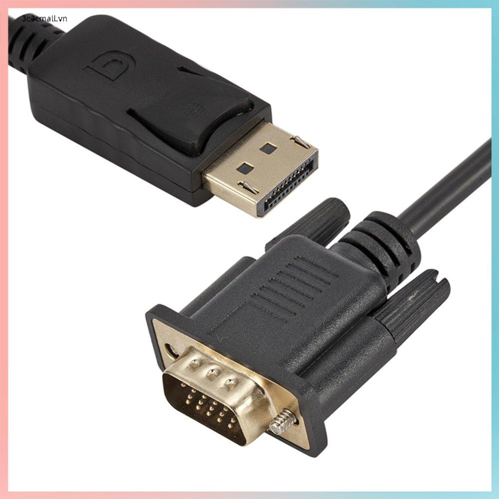 ✨chất lượng cao✨Displayport To Vga Converter Dp Male To Vga Cable Adapter 1080P Display Port