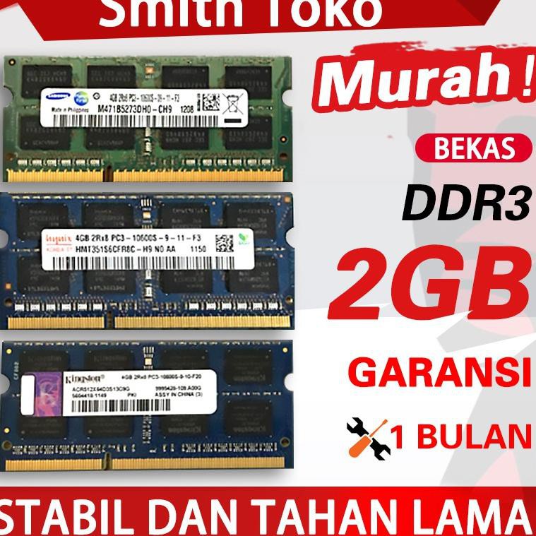 Laptop Ddr3 Ram 2gb Pc3-10600S Pc 10600 1333 Pc8500 / 1066mhz Mhz