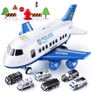 Đồ chơi máy bay cảnh sát cỡ lớn cho bé