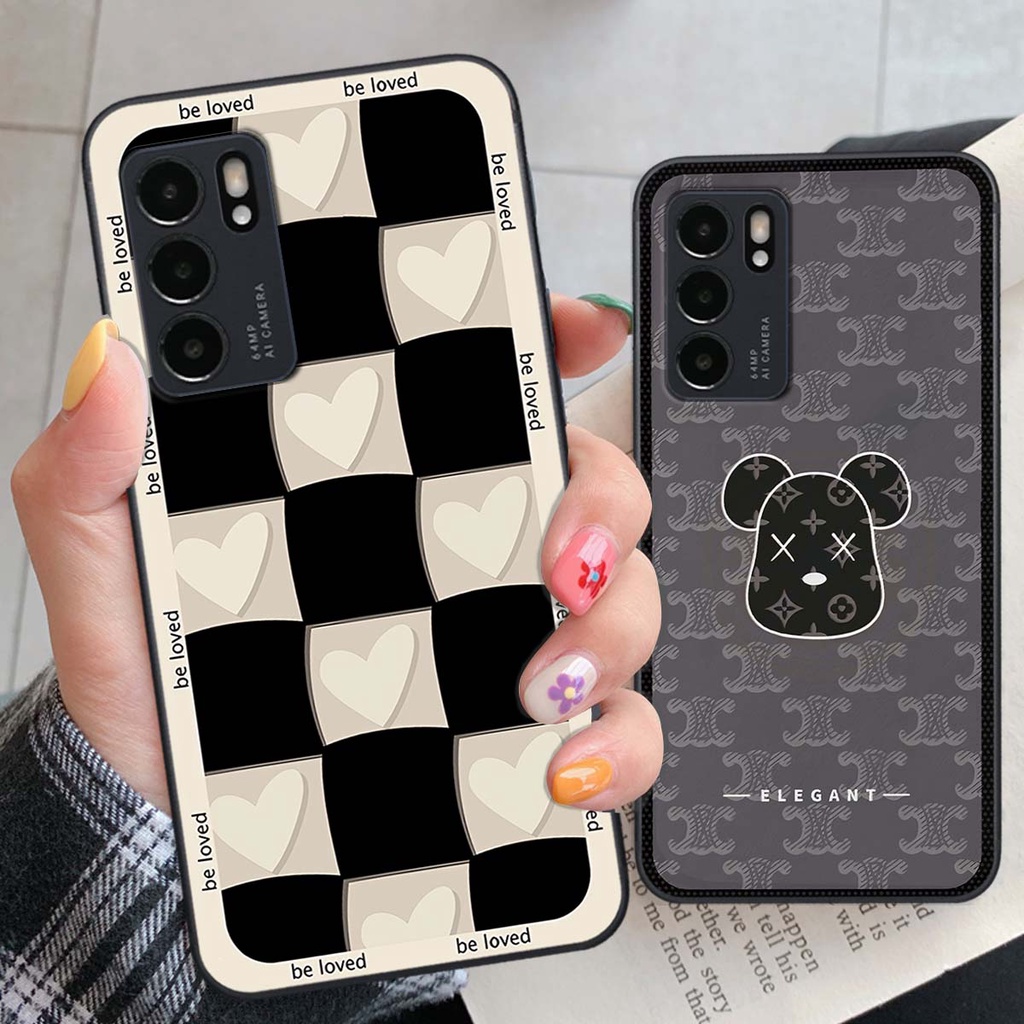 Ốp Oppo Reno6 / Reno6 Z 5G / Reno 6 trái tim, thời trang, thể thao, ốp viền dẻo đẹp