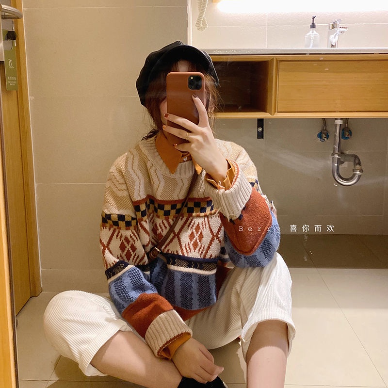 Áo len tay dài thời trang dành cho nữ