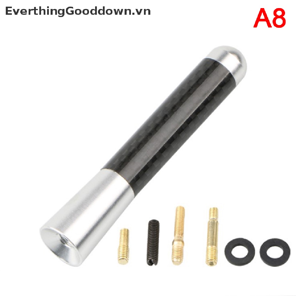 Everthingooddown 1 Ăng Ten Trang Trí Xe Hơi Bằng Sợi carbon 3.5CM 8CM 12CM 28CM