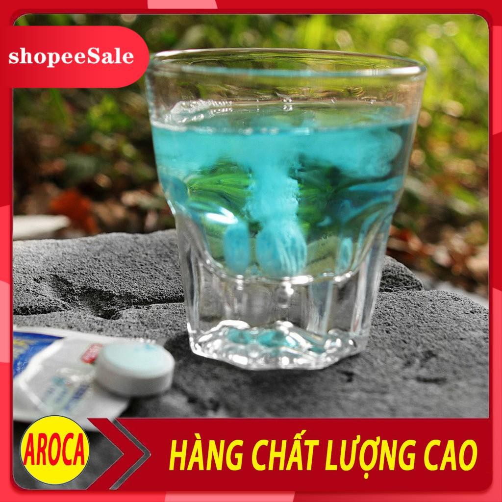 COMBO 50 Viên sủi rửa kính xe chuyên dụng, chất tẩy rửa kính lái xe ô tô
