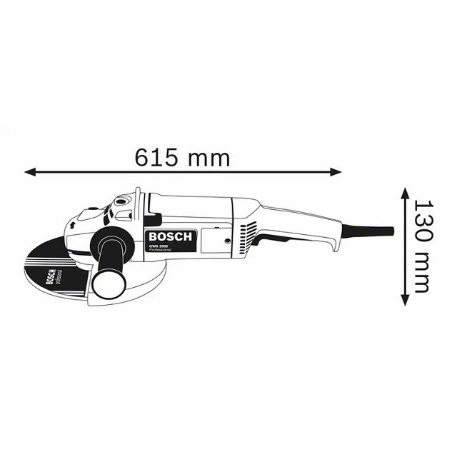 [CHÍNH HÃNG] Máy Mài Góc Bosch GWS 2000-230, Giá Rẻ, Tuổi Thọ Cao, Bảo Hành Dài Hạn