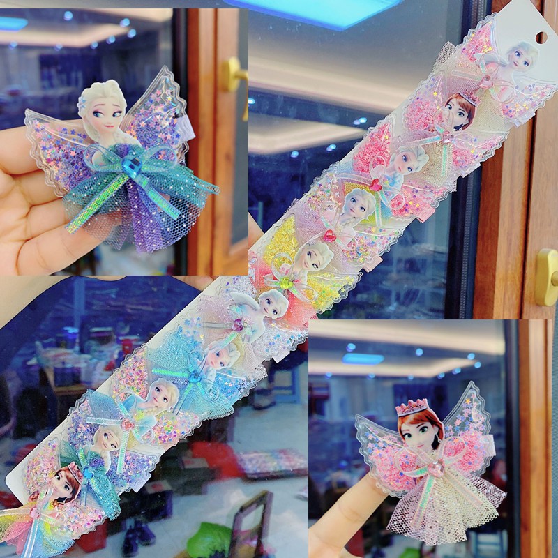 Kẹp tóc công chúa elsa cho bé yêu