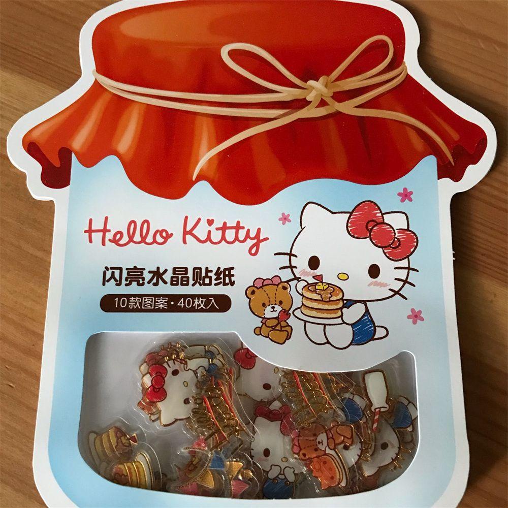 Set 40 Sticker Áp Phích Dán Trang Trí Sổ Tay / Xe Hơi / Ván Trượt / Nhật Ký DIY