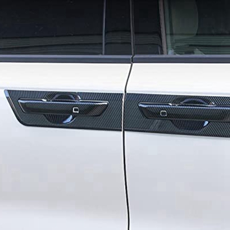 Ốp trang trí Tay Nắm Cửa Xe Hơi Kia Carnival 2022, 2023 nhựa vân carbon cao cấp