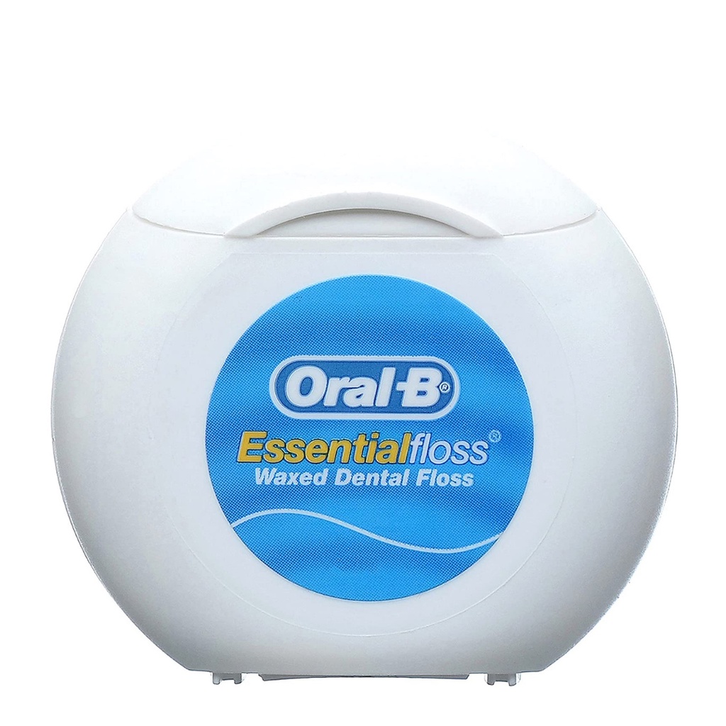 Chỉ Nha Khoa Oral-B Essential Floss 50m - Made In Ireland, Làm Sạch Kẽ Răng, Ngừa Viêm Nha Chu Hiệu Quả